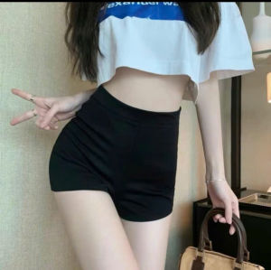 Quần short đùi biker dáng ôm body lưng cao thể thao thoáng mát co dãn