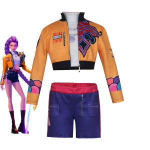 (Super Fan) Demon Slayer Cosplay Baju Kpop Demon Hunter Cosplay Kids Costume Cosplay Costume K-POP Demon Slayer Mirajane Rumi Cosplay Anime Costume