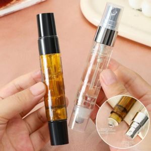 2-in-1 Perfume Bottle with Spray & Roller Balls for Perfume Essential Oils Travel Refillable Bottles