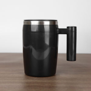 [SG stock]Steve Cup Self Stirring Electric Coffee Mug Stainless Steel Automatic Auto Coffee Mixing Cup