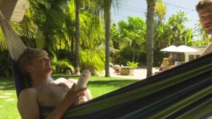 SLAM BeachMan Mens Scented Sunscreen Spray – Broad Spectrum SPF 50 Water & Sweat Resistant Mens Sunblock UVA/UVB Protection – Cedarwood Scented Sunblock for Body (SPF 50)