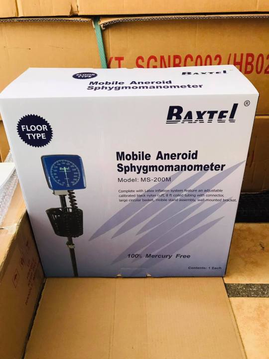 Blood Pressure Aneroid Sphygmomanometer Baxtel Floor Type with Stand