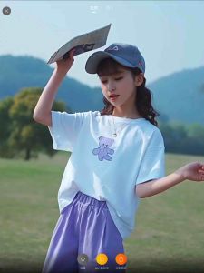 S01-25 Baju kaos mini Teddy dan celana anak perempuan