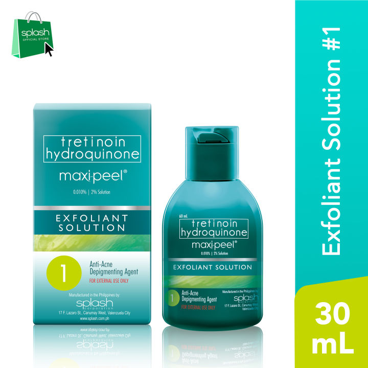 Maxi-Peel Exfoliant Solution No. 1 Anti-Acne Scar Remover Pimple ...
