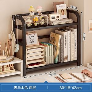 Desk Shelf Bookcases Shelf Table Top Shelf Rack Office and student dormitory book and cosmetics iron storage rack Desk Shelf Bookcases Shelf