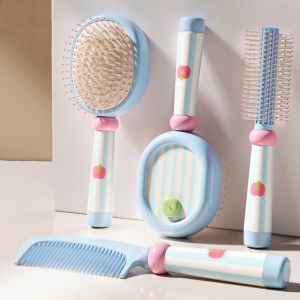 GLOWLITE Anti Static Air Bag Hair Comb Hairdressing Scalp Massage Massage Comb Curly Comb Pink Air Cushion Combs Hair Salon
