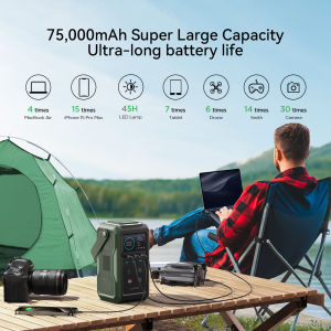 PD100W 75000mAh Camping Powerstation