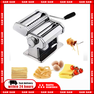 GAMGAM Chefs Classics Essentials Stainless Steel Pasta Maker Machine