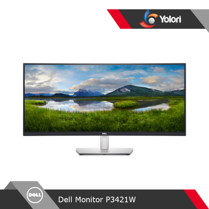 Dell Monitor P3421W 34 Inch IPS 1440p Curved Ultrawide HDMI DP USB-C