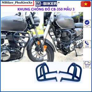 Khung chống đổ CB350 Hness chống đổ CB350 bảo vệ lốc máy CB350 phụ kiện chính hãng m-biker