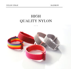 Zenia 20มม. 22มม. ไนลอน sport loop เป็นมิตรกับผิวสายรัดข้อมือสำหรับนาฬิกา Amazfit GTR GTS 4 3 2 2E Mini 47mm 42mm Limited Bip 6 5 Unity U Pro S Lite Neo Active Cheetah Square Round Stratos + Balance Pace 2S อุปกรณ์เสริมนาฬิกา