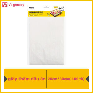 [HÀNG CÓ SẴN] Giấy nến cắt sẵn theo kích thước khay lò nướng ( 100 tờ)