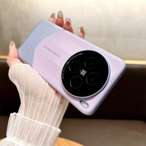 Case for Vivo X200 Pro Mini X100 Pro X100s Pro X100 Ultra Luxury PU Leather Phone Case Hard Back Cover Electroplating Frame Fine Hole Lens Film Anti-drop Shockproof Protective Case