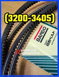 [NEW] Bando RPF (3200-3405) Automotive Fan Belts Fanbelt V-Type Cogged with TEETH (A-Type Size 13)