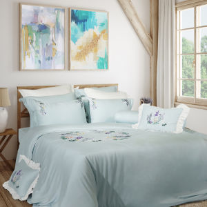 Bộ ga chun chần Everon ESB 22051 SIÊU MỊN (01 ga chun chần + 02 vỏ gối 45cmx65cm)