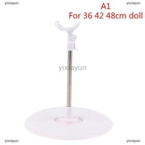 [COD] yixiayun Universal 36/42/48/60cm Dolls Stainless Steel Display Adjustable Stand Holder