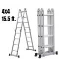 Cici。Aluminum Folding ladder Multi purpose 3x4 4x4 5x4. 