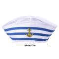 Sailor Hats Blue Captain Hat with White Sail Hat for Costume Accessory Adult Women Kid White Sailors Hats for Adults Captain Cap Sailor Costume Accessories kindly. 
