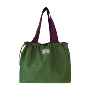 ROLL Fashion Reusable Foldable Drawstring Travel Grocery Bag Shoulder Bag Shopping Bag Supermarket Shopping Bag