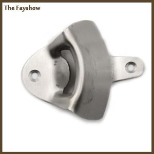 [The Fayshow] Stainless Steel Wall Mount Bar Beer Cap Bottle Opener