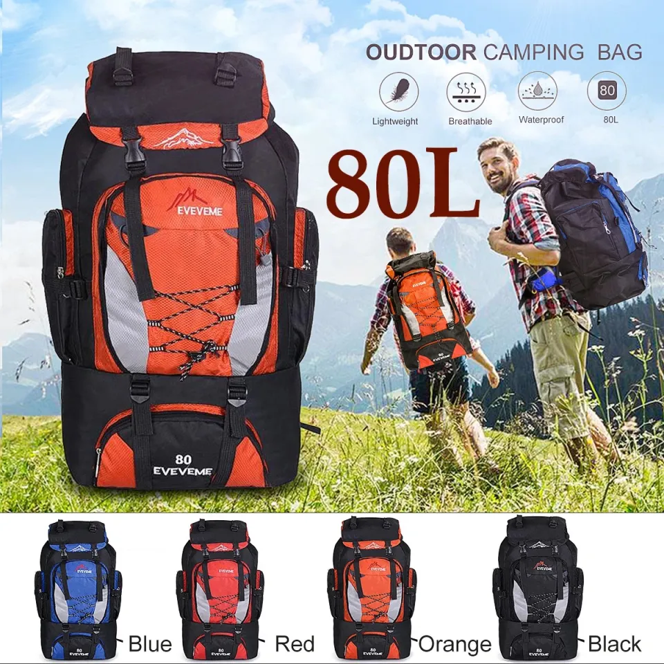 Eveveme 80l backpack best sale