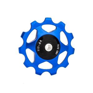 11T Aluminum Alloy Bicycles Shifts Guide Wheel Rear Derailleur Pulley Sealed Bearing Wheel Bike Rear Derailleur Pulley
