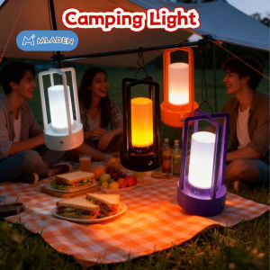 MLADEN LED Crystal Table Lamp Plastic Rechargeable Touch Night Lamp Bedroom Bedside Table Lamp Restaurant Decorative Lamp