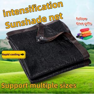 Newly upgraded garden sunshade net UV sunscreen net black awning cover Plant garden net 95% sunshade weather net thickened