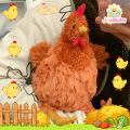 23CM Kawaii Chicken Stuffed Plush Toy Cute Animal Pillow Soft Simulation Kids Christmas Gift. 