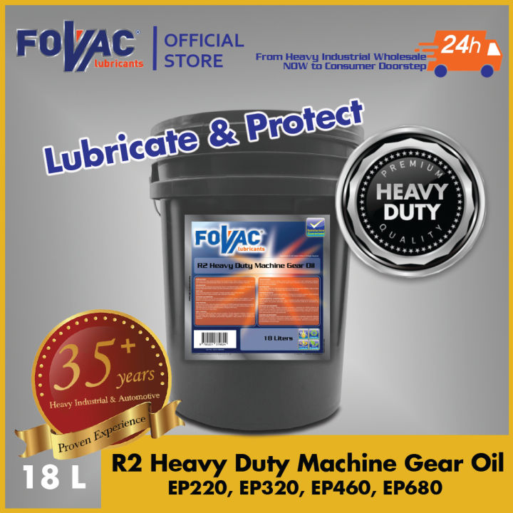 FOVAC R2 Heavy Duty Machine Gear Oil 18L Lazada