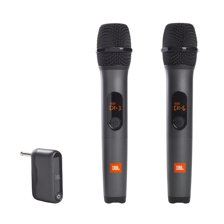 JBL Wireless Two Microphone System with Dual Channel Receiver Mic