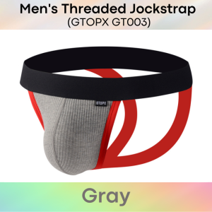Mens Jockstrap: Viscose Fibre Threaded Jockstrap Underwear (GT003)