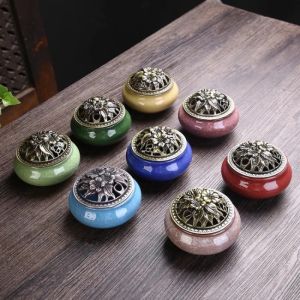 Ceramic Incense Burner Vintage Incense Stick Holder Incense Coil Holder Sandalwood Insenso