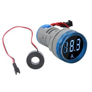 22mm Round LED Ammeter Voltmeter Display Voltage Current 0-100A Meter Indicator LED Display for Industrial