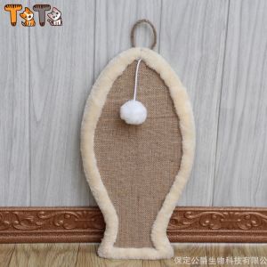 Ti Ti Cat Scratch Board Cat Toys For Cat Catnip scratching Cardboard Corrugated Scratch Board Pad