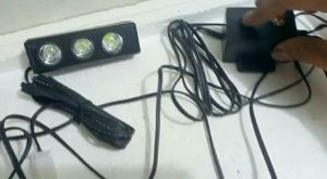 LAMPU STROBO WARNA ICE BLUE RAKITAN