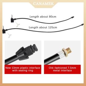 [CANAMEK] Bicycle Air Pump Extension Tube Pump Bicycle Hose Air Pump Connector Bike Air Pump Tire Inflator Nozzles Accessories Pump Hose