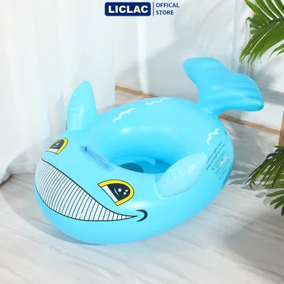 Phao bơi hình thú xỏ chân chống lật có tay cầm nắm 2 bên đảm bảo an toàn cho bé Phao bơi trẻ em