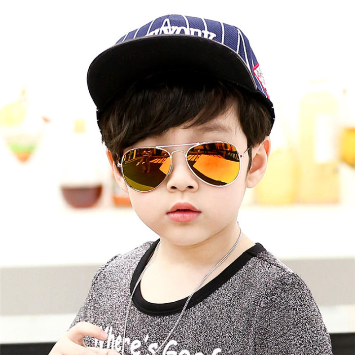 FASHION Children s student sunglasses men and women color reflective sunglasses toad mirror cute baby kids sun glasses Lazada PH