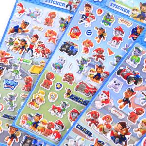 Paw patrol sticker Cartoon Animal Children Sticker Thank You Cute Toy Game Sticker DIY Diary Album Stick Label School Stationery