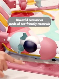 Baby Play Gym Newborn Gym Playmat With Piano Baby Fitness Gym Musical Toddler Activity Mat