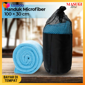 Handuk Outdoor Hiking Camping Ringan Microfiber Quick Dry 100 x 30 cm