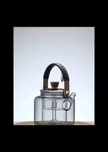 FFBH High Temperature Resistant High Borosilicate Glass Teapot Household Open Flame Electric Ceramic Stove Kettle Hot Water Teapot 2Z6B7
