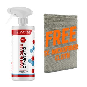 GTECHNIQ W7 Tar And Glue Remover - 500 ml - Auto Tar & Emblem / Visor Adhesives Cleaner