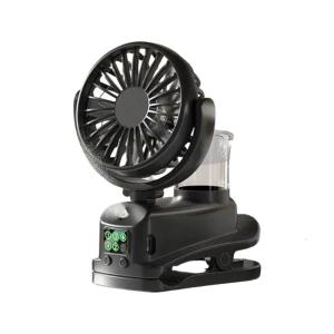 Practical Small Desktop Fan Clip On Fan Office Fan 4 Speed Setting Air Cooling Fan ABS Texture Suitable for Cooling