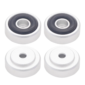 แผ่นรองกันกระแทกแผ่นรองฐานทรงกรวยชุดลำโพงที่ตั้งแยกฟุตแผ่นรองรับแรงกระแทกแผ่นรองรับแรงสั่นสะเทือน