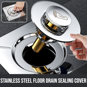 Stainless Steel Floor Drain Sealing Cover Antibug Foot Popup Core Bounce Insect And Deodorant Seal Floor Drain  Push-Type Floor Drain Anti-Odor Filter