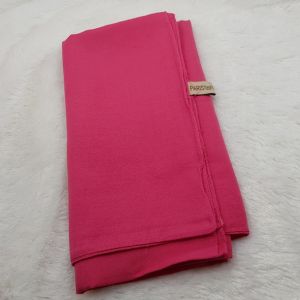 kerudung jilbab segi empat bahan PARIS VOAL PREMIUM anti letoy bisa untuk sekolah warna merah muda / pink fanta