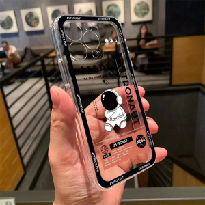 Case Oppo A15 A15S A35 2021 A16 A16S A54S A17 A17K A54 A57 A77S 4G Casing Softcase Cute Astronaut MARS