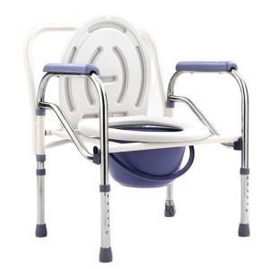 Chair Toilet For Adult Foldable Heavy Duty Commode Stainless Portable With Chamber Pot Arinola